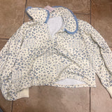 Love Letter Floral Pullover - Blue