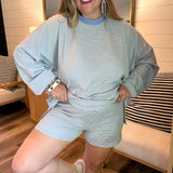 Play Time Lounge Shorts - Periwinkle