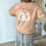 Camel Found My Cowboy Cardigan