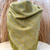Outlaw Fringe Bandana - Chartreuse Green