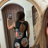 Ball Drop Disco Mini Dress