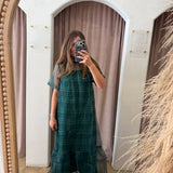 Dance With Me Sheer Maxi Dress - Christmas