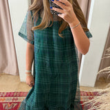 Dance With Me Sheer Maxi Dress - Christmas