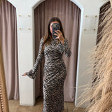 Georgie Zebra Maxi Dress