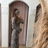 Georgie Zebra Maxi Dress