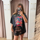 Roaring Leopard Mini Skirt