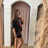 Roaring Leopard Mini Skirt