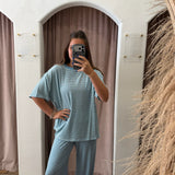 Thin Chillen Stripe Top - High Tides Blue