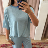 Thin Chillen Stripe Top - High Tides Blue