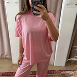 Thin Chillen Stripe Top - Bubblegum