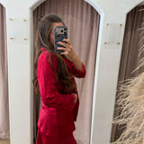 Lace Trend Girl Blazer - Red