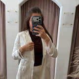 Lace Trend Girl Blazer - White