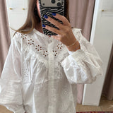 New Traditions White Eyelet Top