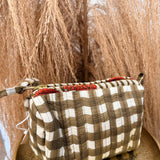 Southern Stables Gingham Zipper Bags - Small