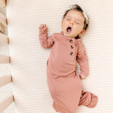 Blakely Knotted Gown - Newborn-3M