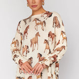 {MUMU} Bonfire Sweater - Wild Horses Knit