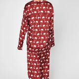{MUMU} Classic PJ Set - Red Wine Silky