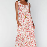 {MUMU} Adrianna Maxi Skirt - Southern Roses