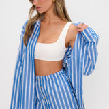 {MUMU} Max Boxer Shorts - Coastal Blue Stripe