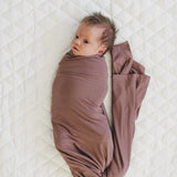 Plum Bamboo Stretch Swaddle