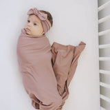 Dusty Rose Bamboo Stretch Swaddle