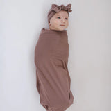 Plum Bamboo Stretch Swaddle