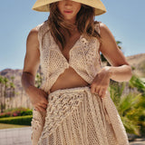 {Spell} Paradise Found Vest - Sand Dune