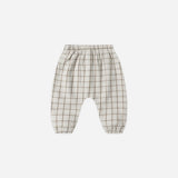 Woven Pant || Blue Plaid
