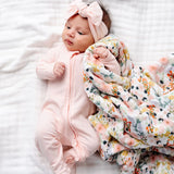 Rosie Ribbed Zipper Footies