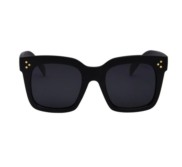 Waverly Polarized Sunglasses - Black Smoke