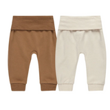 Baby Pant Set - Cinnamon Natural