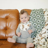 Outlaw Cowboy Classic Muslin Bib