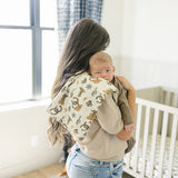 Outlaw Cowboy Muslin Burp Cloth