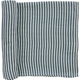 Green Stripes Muslin Swaddle Blanket
