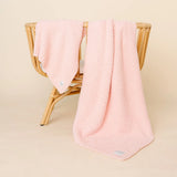 Chenille Small Blanket - Blush Pink