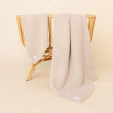 Chenille Small Blanket - Oatmeal