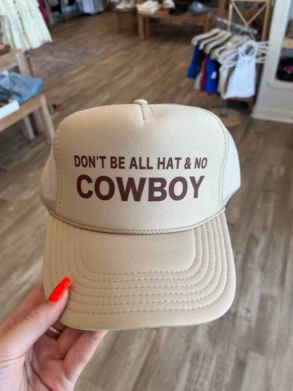 All Hat No Cowboy Trucker