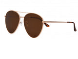 Charlie Sunglasses- Gold/Brown Polarized