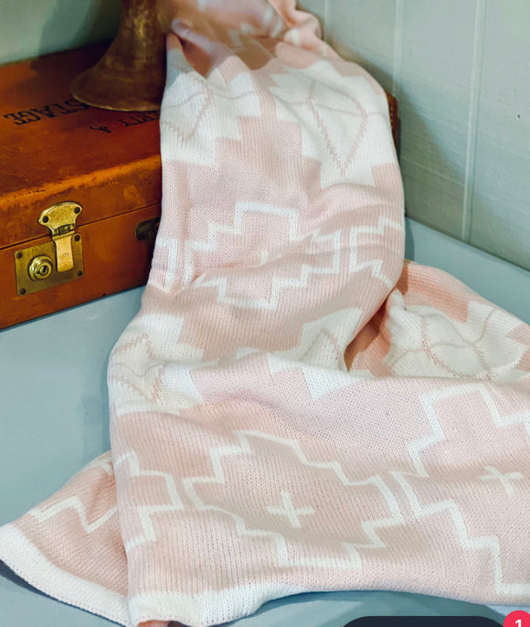 Terlingua Baby Blanket - Pink