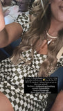 PRE ORDER ETA 11/1 Playing Checkers Romper