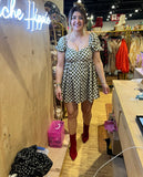 PRE ORDER ETA 11/1 Playing Checkers Romper