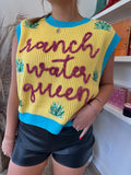 Ranch Water Queen Sweater Vest