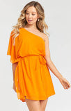 Trish Mumu Dress- Tangerine
