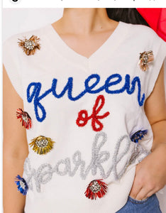 Queen Of Sparklers Sweater Tank