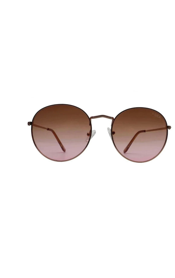 London Polarized Sunglasses - Gold Brown Rose