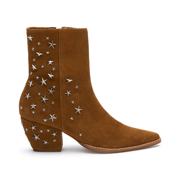 LIMITED EDITION Caty Ankle Boot- Fawn Suede